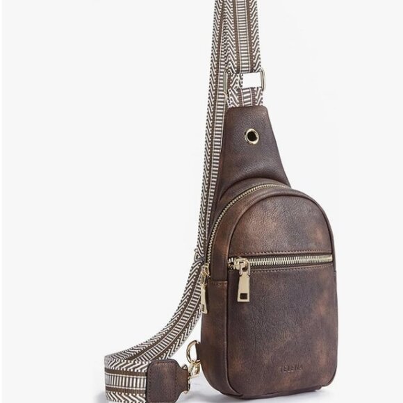 Handbags - Women's Faux Leather Sling Bag – Stylish & Functional Crossbody Fanny Pac